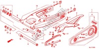 SWINGARM   CHAIN CASE for Honda NC 750 INTEGRA TH 2014