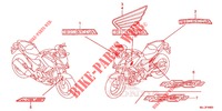 STICKERS for Honda NC 750 X ABS DCT 2014