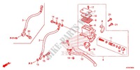 REAR BRAKE MASTER CYLINDER for Honda SH 125 ABS D SPORTY TOP CASE 2014