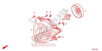 HEADLIGHT for Honda SH 150 ABS SPORTY SPECIAL 2E 2015