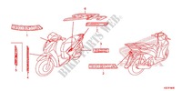 STICKERS for Honda SH 150 ABS SPORTY SPECIAL 5ED 2015