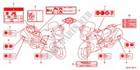 CAUTION LABEL (2) for Honda PAN EUROPEAN 1300 ABS 2013