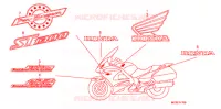 STICKERS for Honda PAN EUROPEAN 1300 ABS 2016