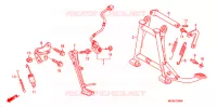 MAIN STAND   BRAKE PEDAL for Honda PAN EUROPEAN 1300 ABS 2014