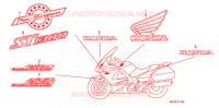 STICKERS for Honda PAN EUROPEAN 1300 ABS 2014