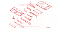 TOOLS   BATTERY BOX for Honda PAN EUROPEAN 1300 ABS 2014