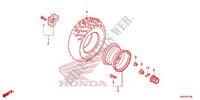 REAR WHEEL for Honda FOURTRAX 420 RANCHER 4X4 DCT 2014