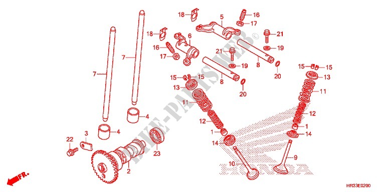 CAMSHAFT for Honda FOURTRAX 420 RANCHER 4X4 DCT PS RED 2014