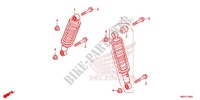FRONT SHOCK ABSORBER for Honda FOURTRAX 420 RANCHER 4X4 DCT PS RED 2015