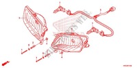 HEADLIGHT for Honda FOURTRAX 420 RANCHER 4X4 ES RED 2014