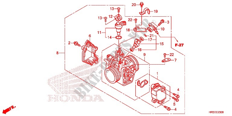 THROTTLE BODY for Honda FOURTRAX 420 RANCHER 4X4 Manual Shift 2015