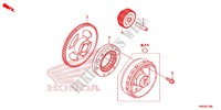 STARTING GEAR for Honda FOURTRAX 500 FOREMAN 4X4 RED 2014