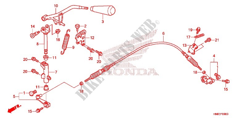 GEAR LEVER for Honda FOURTRAX 680 RINCON 2015