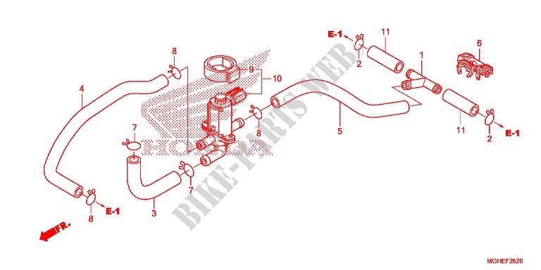 AIR INJECTION CONTROL VALVE for Honda CROSSTOURER 1200 ABS 2014