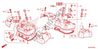 CYLINDER HEAD COVER for Honda SHADOW VT 750 SPIRIT B 2014