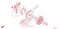 VARIATOR   KICK STARTER SPINDLE for Honda PCX 125 SPECIAL EDITION 2015