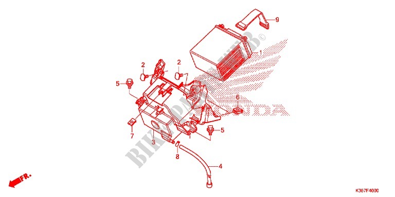 WIRE HARNESS/BATTERY for Honda PCX 125 SPECIAL EDITION 2016