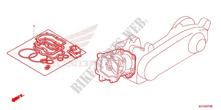 GASKET KIT for Honda PCX 150 2012
