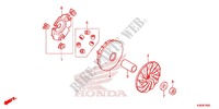 VARIATOR   KICK STARTER SPINDLE for Honda PCX 150 2015