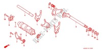 GEARSHIFT DRUM   SHIFT FORK for Honda XR 125 L Electric start + Kick start 2011