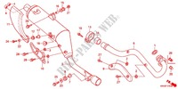 EXHAUST MUFFLER (2) for Honda XR 125 L Electric start + Kick start 2012