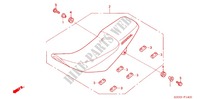 SINGLE SEAT (2) for Honda XR 125 L Electric start + Kick start 2012