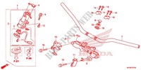 HANDLEBAR   TRIPLE CLAMP   STEERING STEM (XR125LEK/LK) for Honda XR 125 L Electric start + Kick start 2013