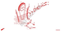 CAM CHAIN   TENSIONER for Honda XR 125 L Kick start only 2012