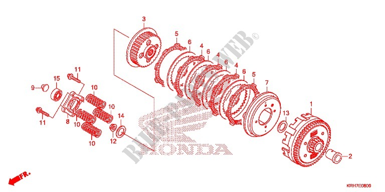 CLUTCH for Honda XR 150 2014