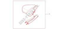 SEAT BAG ATTACHMENT for Honda CBR 125 TRICOLORE 2012