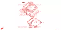 CYLINDER for Honda CBR 250 R 2015