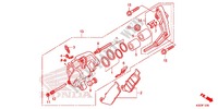 FRONT BRAKE CALIPER (CBR250R/300R) for Honda CBR 250 R RED 2015