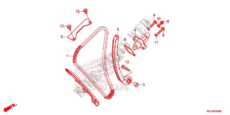 CAM CHAIN   TENSIONER for Honda CBR 500 R TRICOLOR 2015