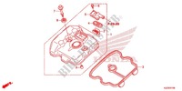 CYLINDER HEAD COVER for Honda CRF 250 L ROJO 2015