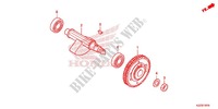BALANCER SHAFT for Honda CRF 250 L RED 2015