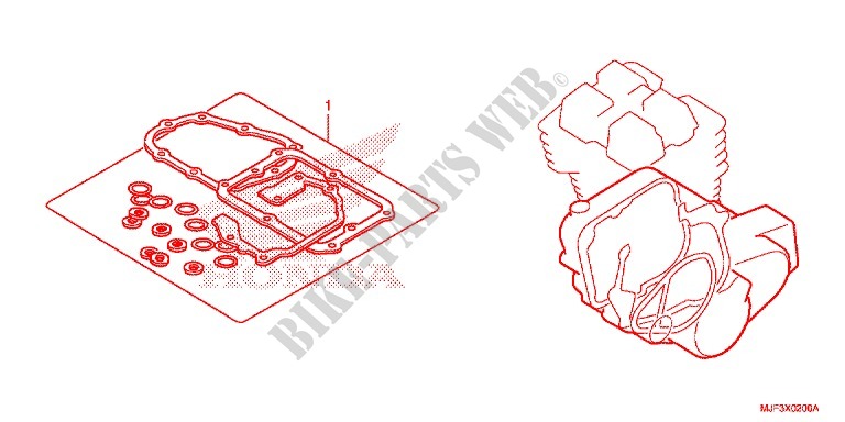 GASKET KIT for Honda CTX 700 DCT ABS 2015