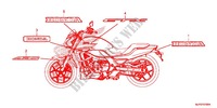 STICKERS for Honda CTX 700 N ABS 2015