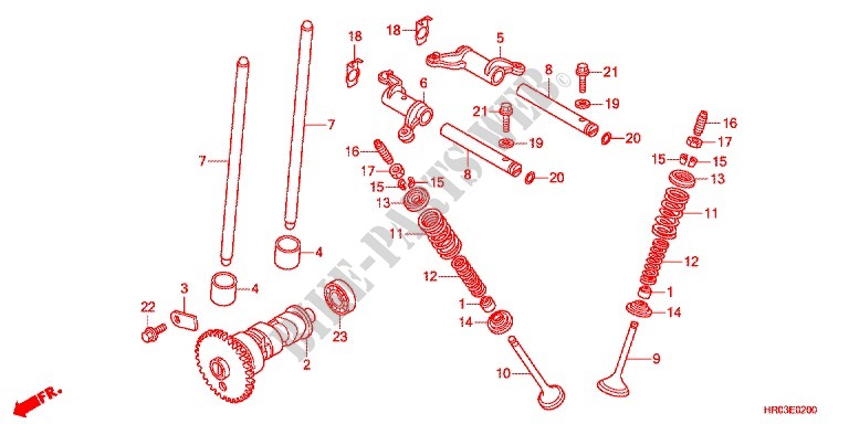 CAMSHAFT for Honda FOURTRAX 500 FOREMAN 4X4 Electric Shift, Power Steering 2013