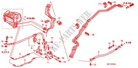 BRAKE LINES for Honda VT 1300 C ABS SILVER 2012