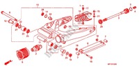 SWINGARM   CHAIN CASE for Honda VT 1300 C ABS SILVER 2012