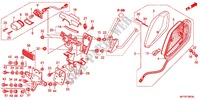 TAILLIGHT   LICENSE PLATE LIGHT (VT1300CR/CRA) for Honda VT 1300 C ABS SILVER 2012