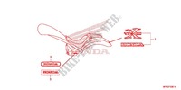 STICKERS (VT1300CXA) for Honda VT 1300 C FURY ABS BLACK 2014