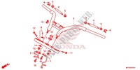 HANDLEBAR   TRIPLE CLAMP   STEERING STEM (VT1300CXA) for Honda VT 1300 C FURY ABS RED 2015