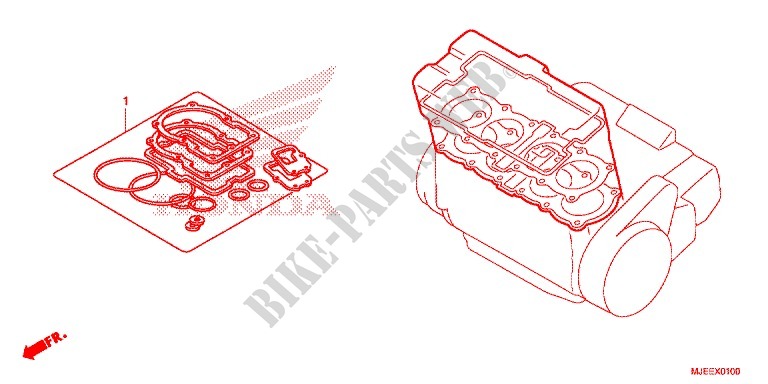 GASKET KIT for Honda CB 650 F ABS TRICOLOR 35KW 2014