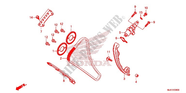 CAM CHAIN   TENSIONER for Honda CB 650 F ABS 2015