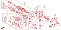 FRONT KNUCKLE for Honda FOURTRAX 500 FOREMAN 4X4 RED 2013