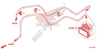 REAR BRAKE HOSE   BRAKE PIPE for Honda CBR 500 R ABS TRICOLOR 2015