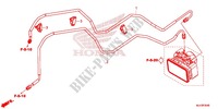 REAR BRAKE HOSE   BRAKE PIPE for Honda CBR 500 R ABS RED 2015