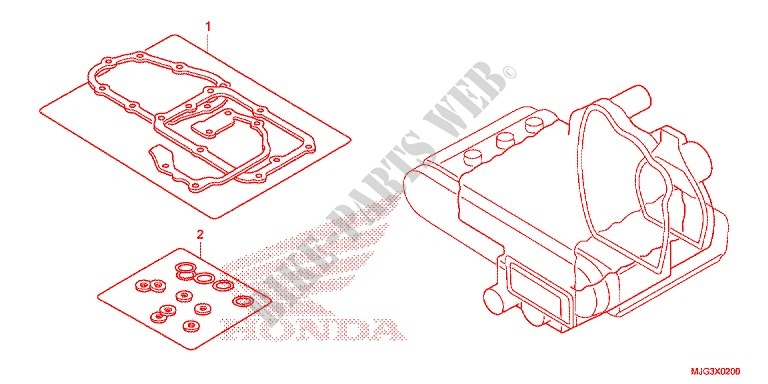 GASKET KIT for Honda F6B 1800 GOLD WING SILVER 2015