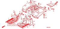 REAR FENDER for Honda TRX 250 FOURTRAX RECON Electric Shift 2013